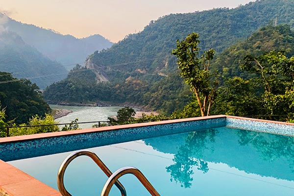 Rishikesh Camps with River View Pool